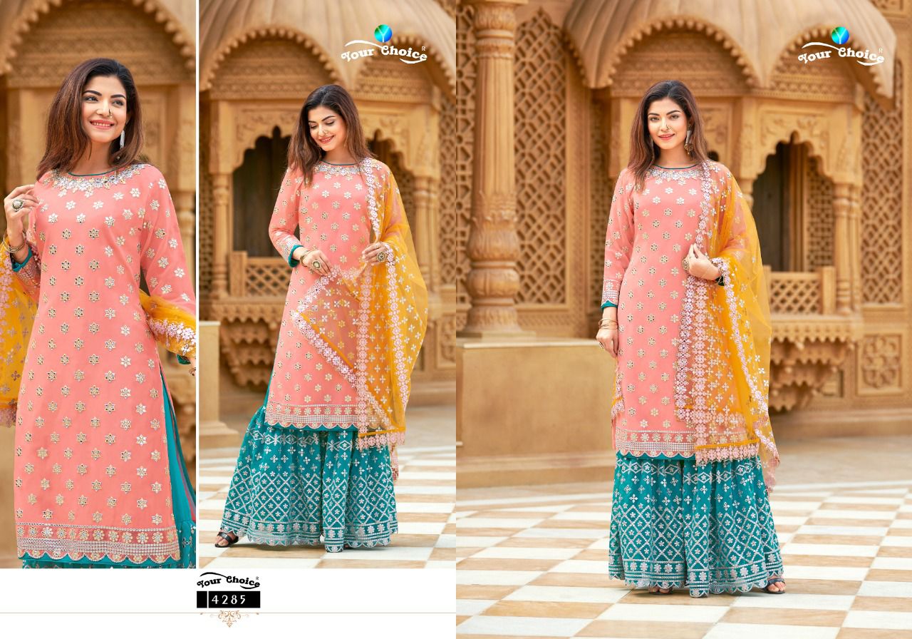 Your Choice Fashion New Heavy Festive Wear Georgette Salwar Kameez Collection